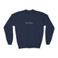 Elysí Youth Crewneck Sweatshirt -Minimal White Logo | Cozy Casual Kids Pullover