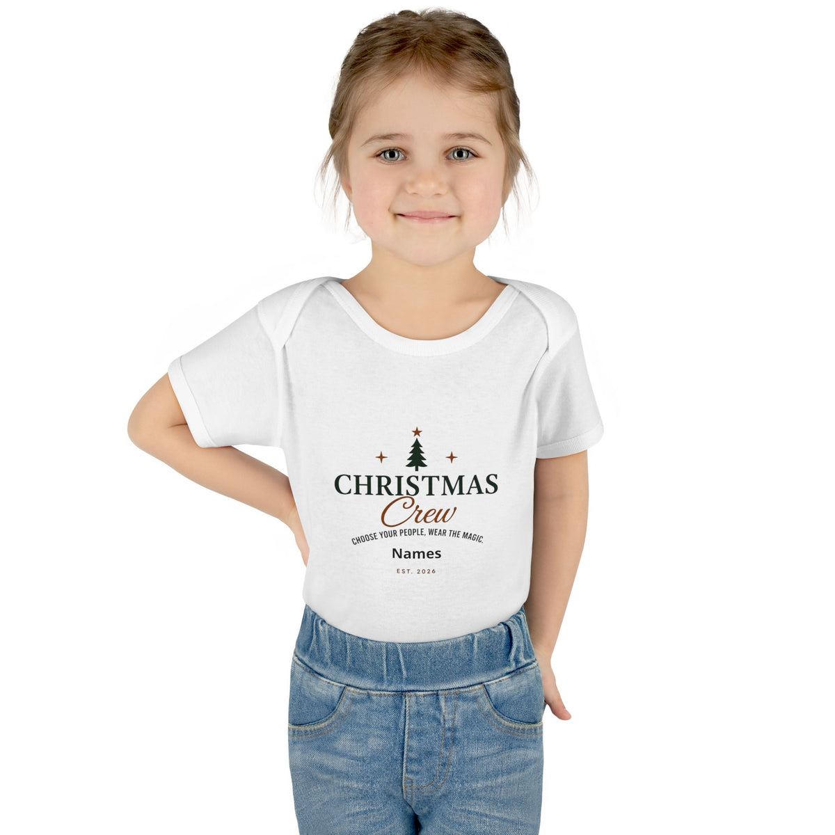 Baby Christmas Bodysuit | Christmas Baby Onesie | Holiday Baby Onesie