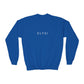 Elysí Youth Crewneck Sweatshirt -Minimal White Logo | Cozy Casual Kids Pullover