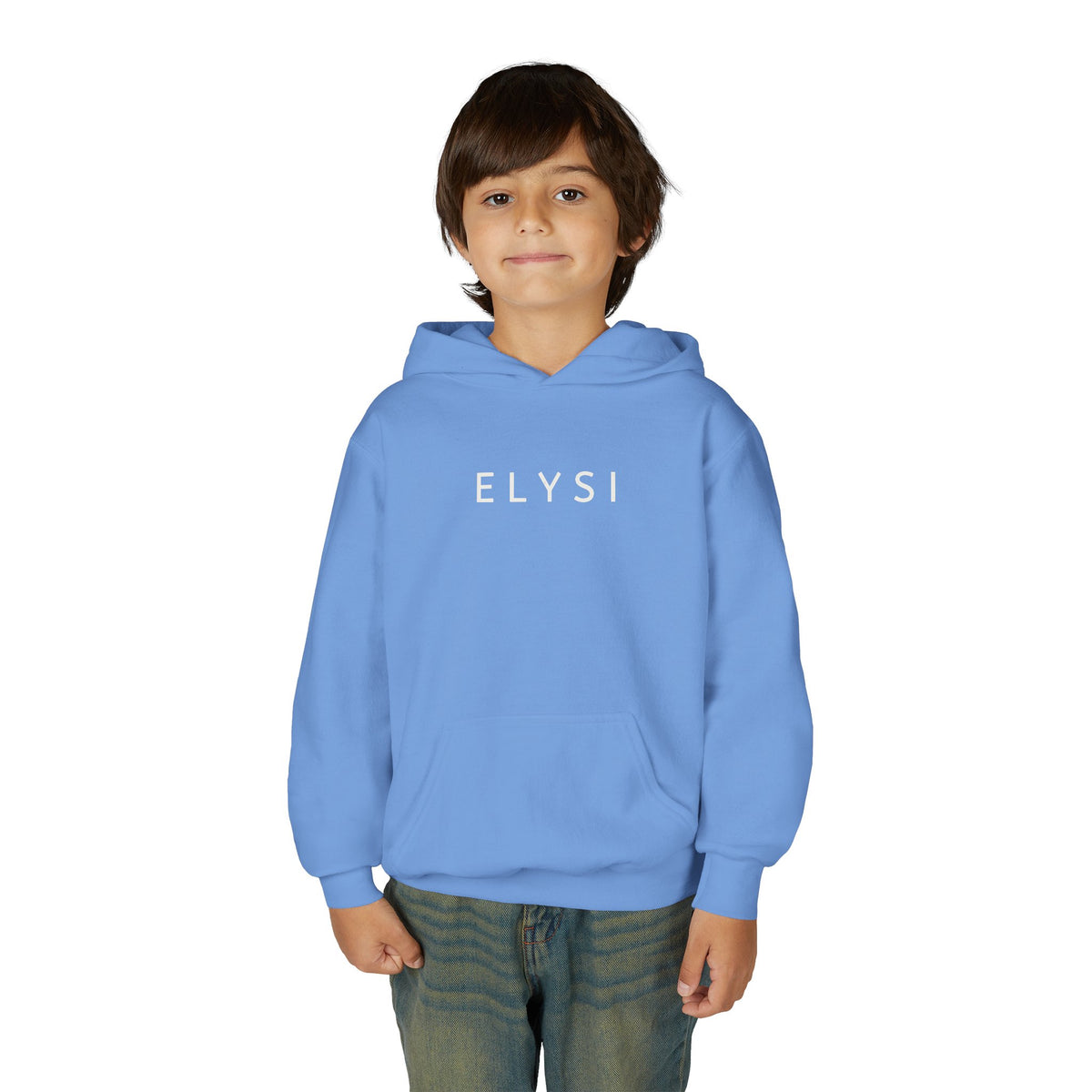 ELYSI Youth Hoodie | Minimal Kids Pullover Sweatshirt