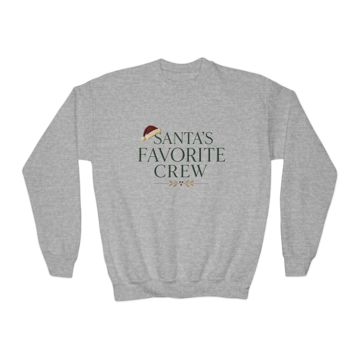 Kids Christmas Sweatshirt | Youth Christmas Sweater | Holiday Crewneck