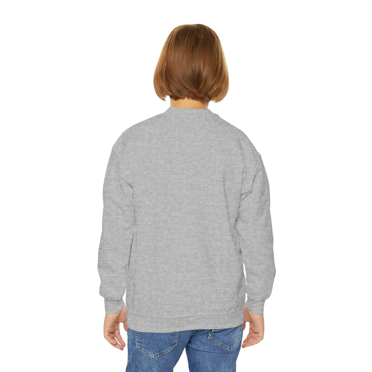 ELYSI Unisex Youth Crewneck Sweatshirt - Cozy, Minimalist Pullover for Kids | Available in 3 Colors