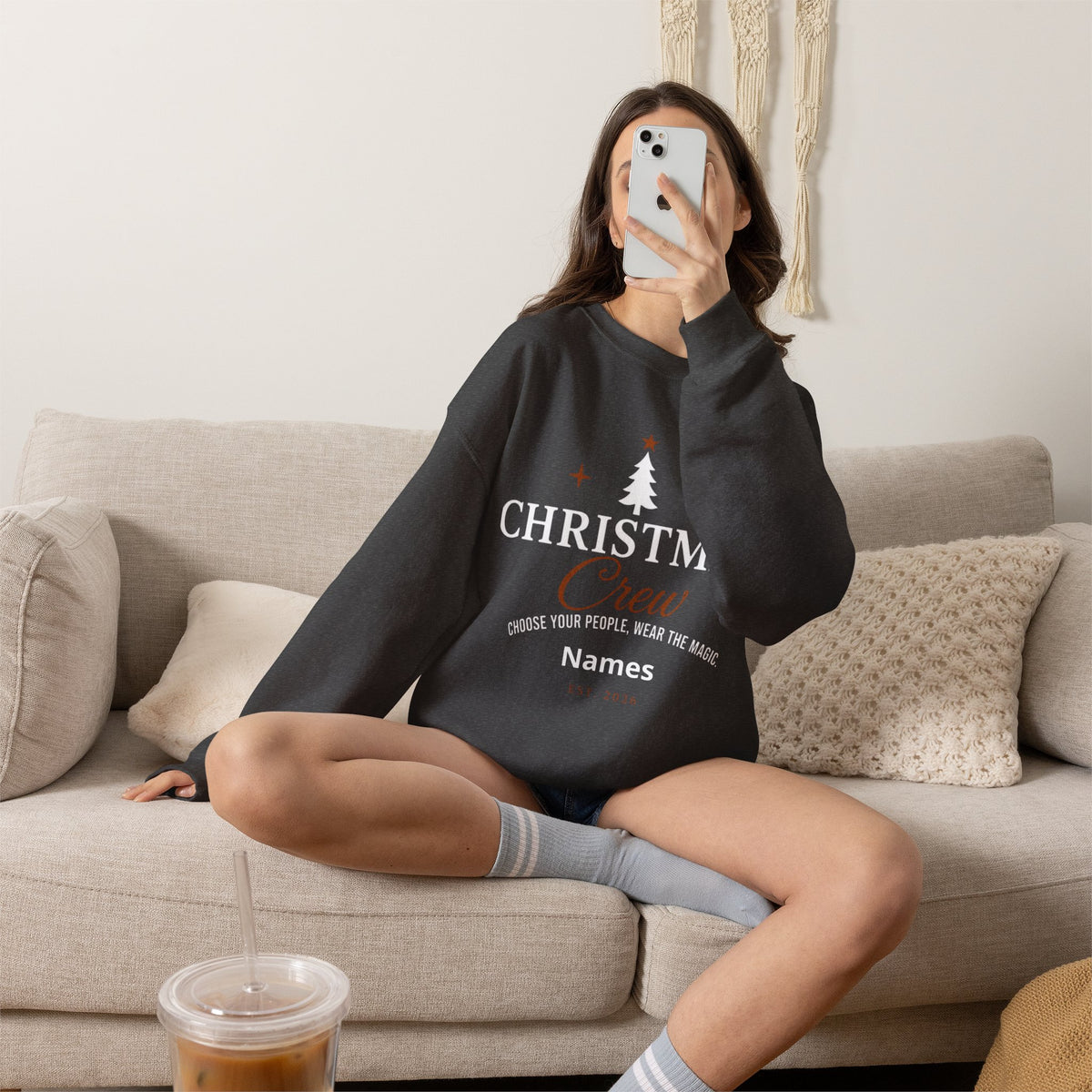 Christmas Sweatshirt | Family Christmas Sweater | Custom Crewneck