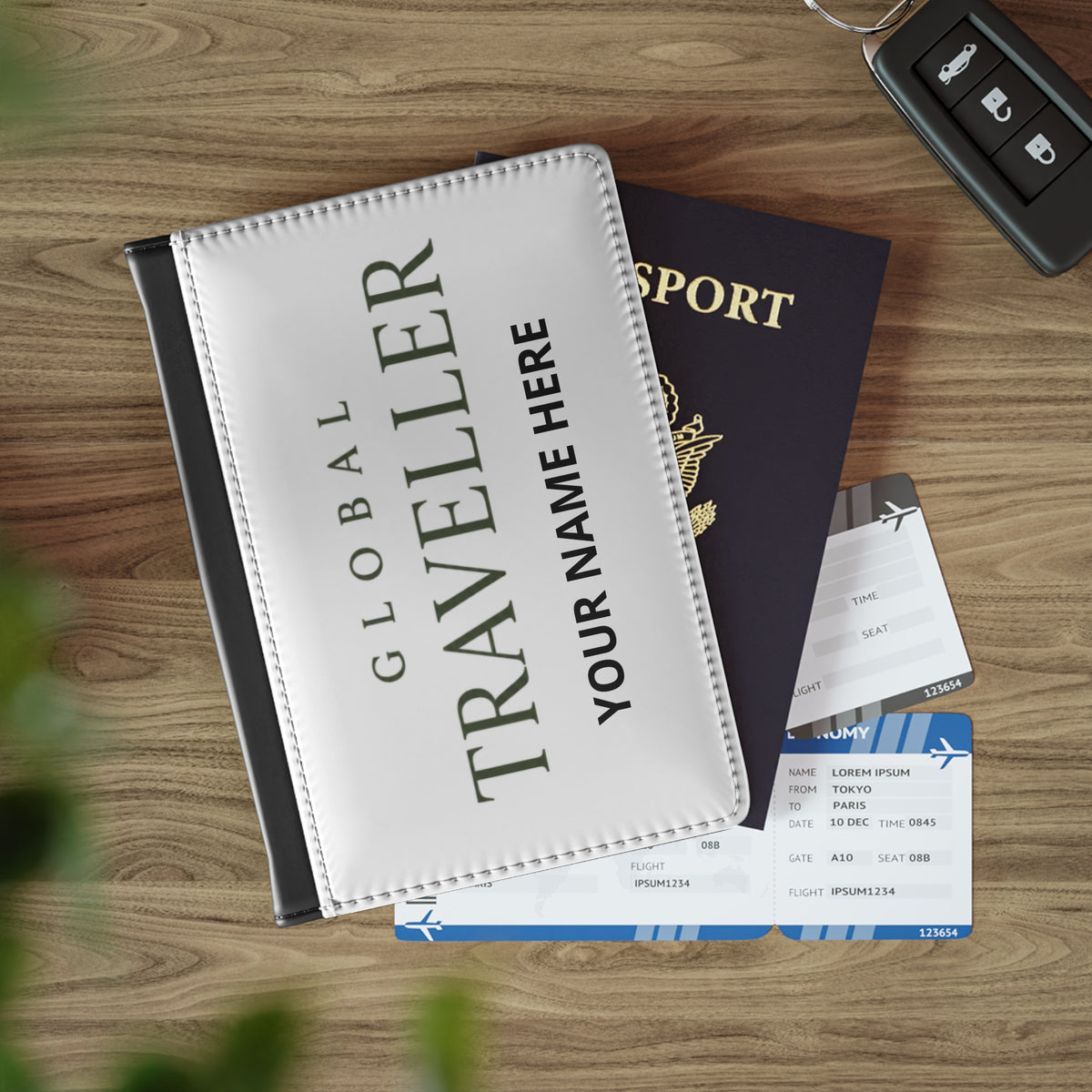 Passport Cover | Personalized Passport Holder | Travel Document Holder