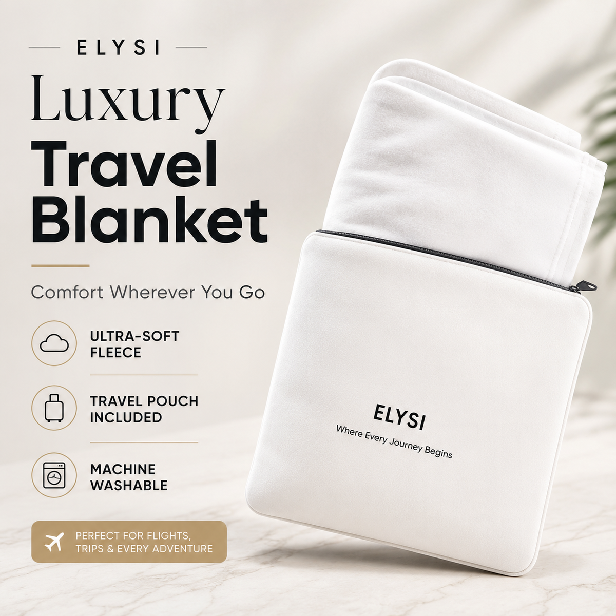 Travel Blanket | Packable Blanket | Foldable Travel Blanket