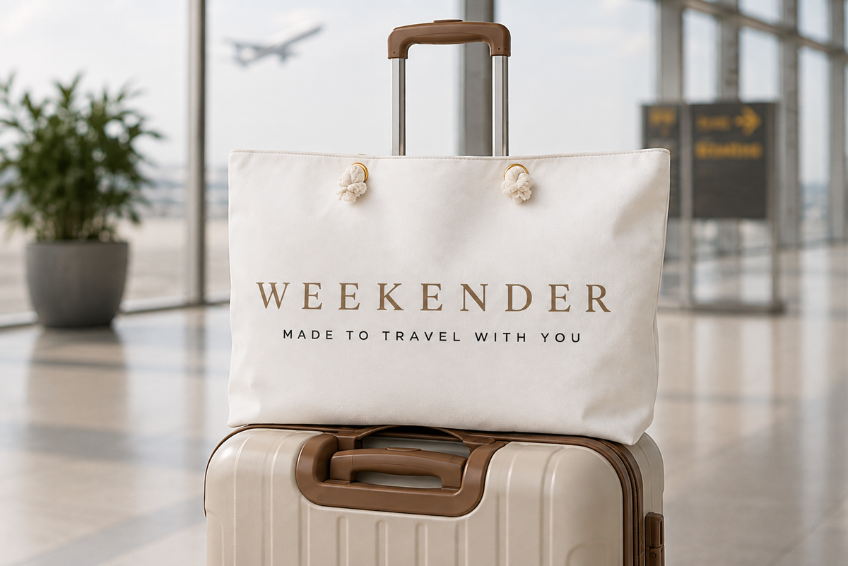 Weekender Bag | Travel Tote Bag | Carry On Bag