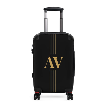 Monogrammed Carry On | Personalized Luggage | Black Carry On