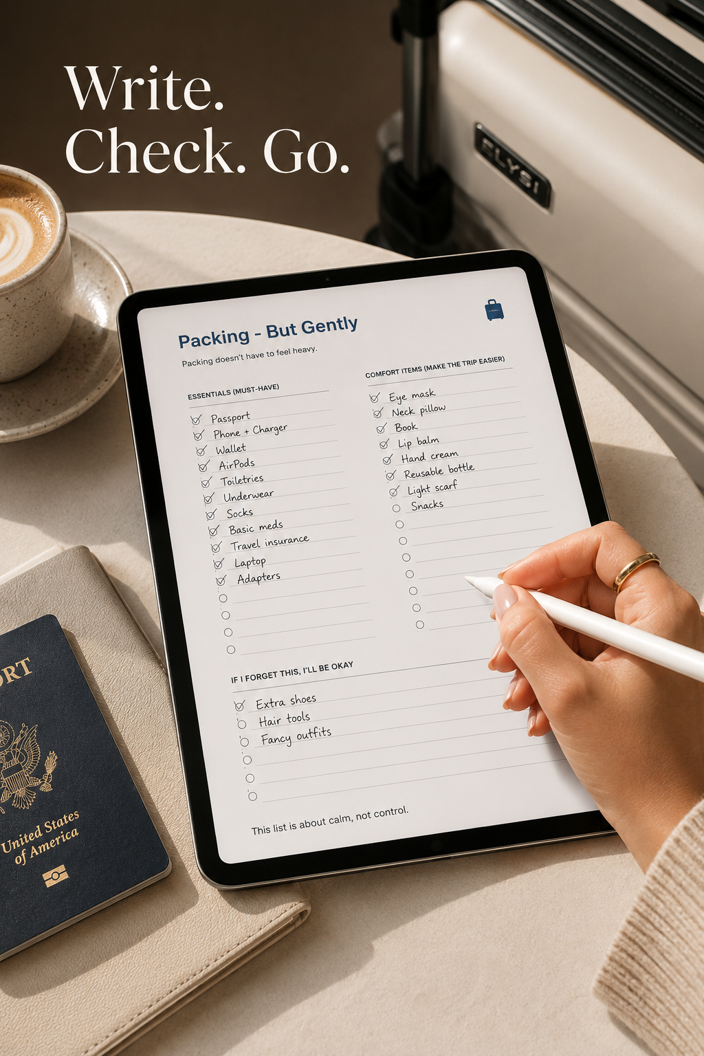 Travel Planner PDF | Printable Travel Planner | Digital Travel Planner