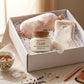 Personalized Self-Care Gift Set | Soy Candle, Eye Mask & Socks
