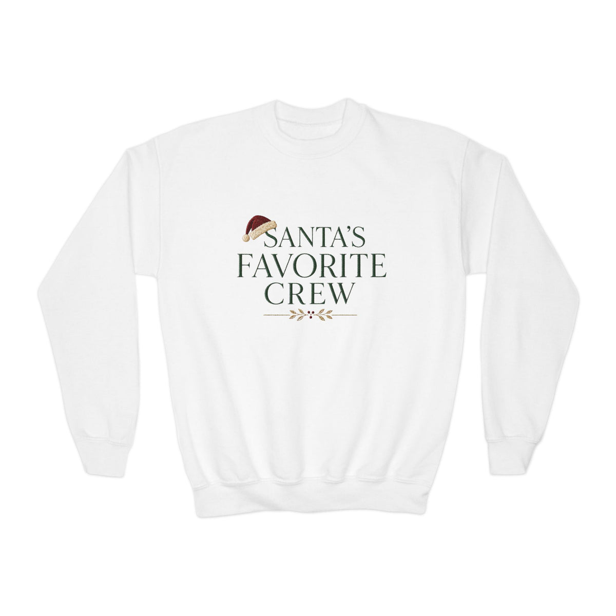 Kids Christmas Sweatshirt | Youth Christmas Sweater | Holiday Crewneck