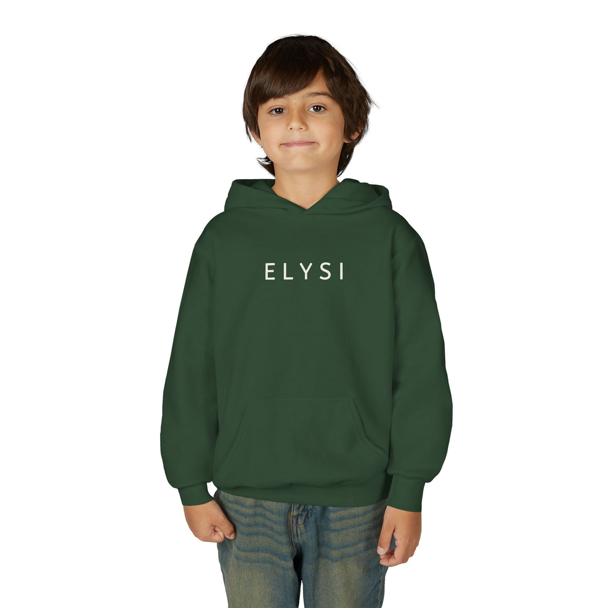 ELYSI Youth Hoodie | Minimal Kids Pullover Sweatshirt