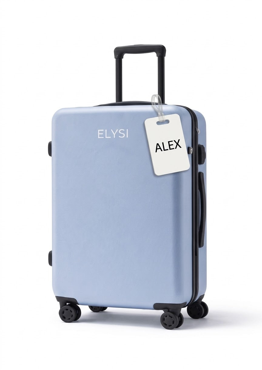 Personalized Luggage Tag – Minimalist Custom Name Bag Tag for Travel & Luggage