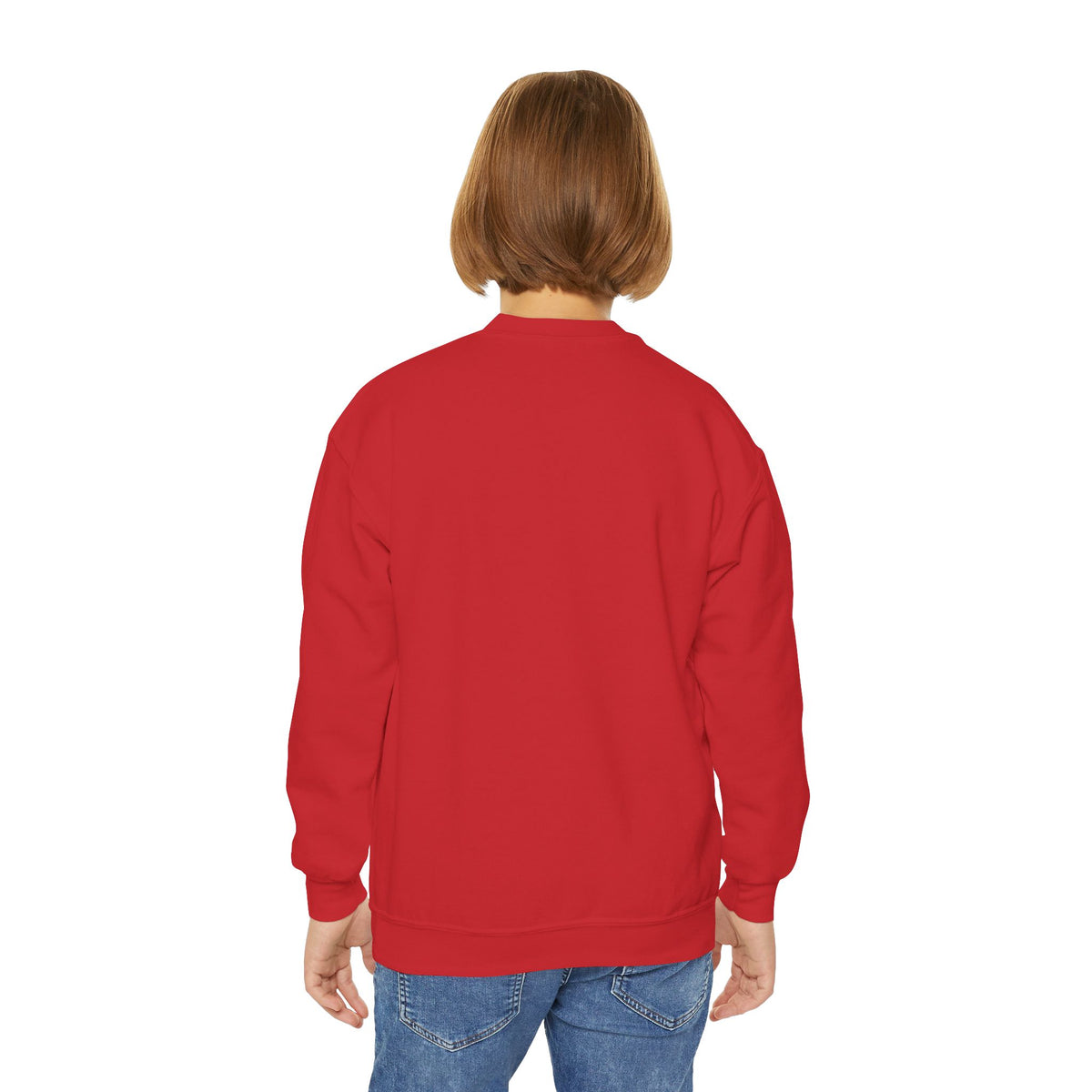 Elysí Youth Crewneck Sweatshirt -Minimal White Logo | Cozy Casual Kids Pullover