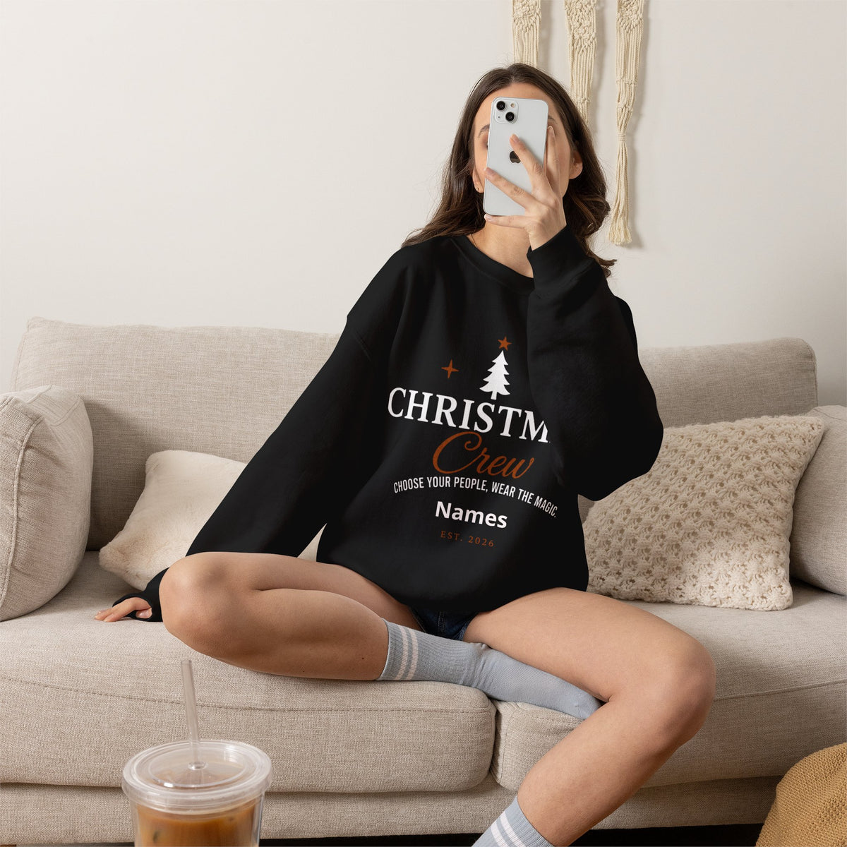 Christmas Sweatshirt | Family Christmas Sweater | Custom Crewneck