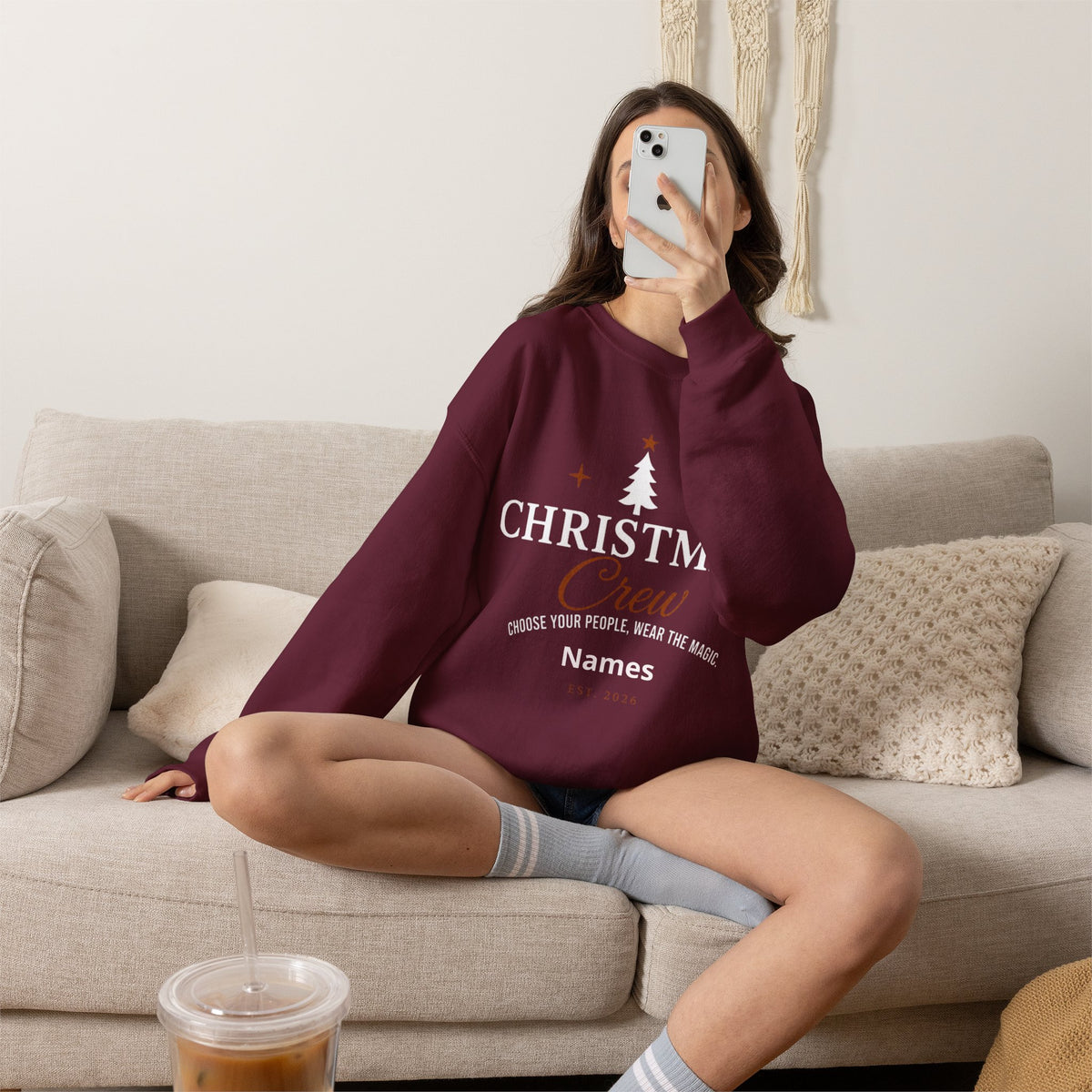 Christmas Sweatshirt | Family Christmas Sweater | Custom Crewneck