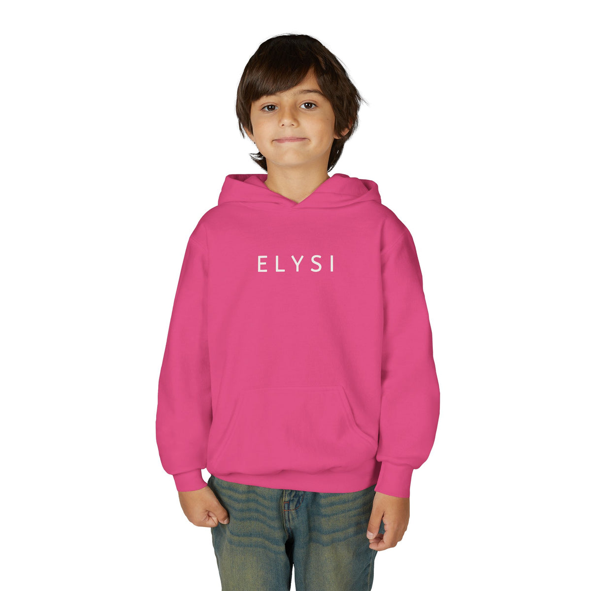 ELYSI Youth Hoodie | Minimal Kids Pullover Sweatshirt