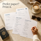 Travel Planner PDF | Printable Travel Planner | Digital Travel Planner