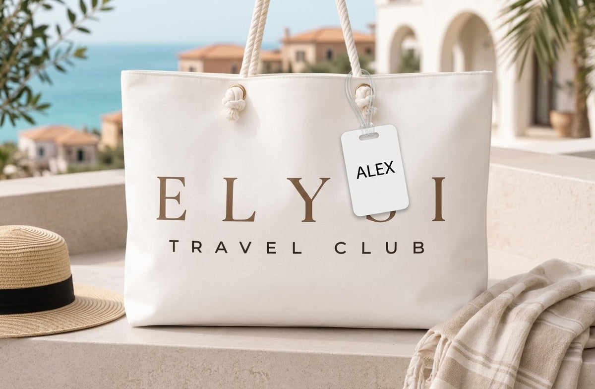 Personalized Luggage Tag – Minimalist Custom Name Bag Tag for Travel & Luggage