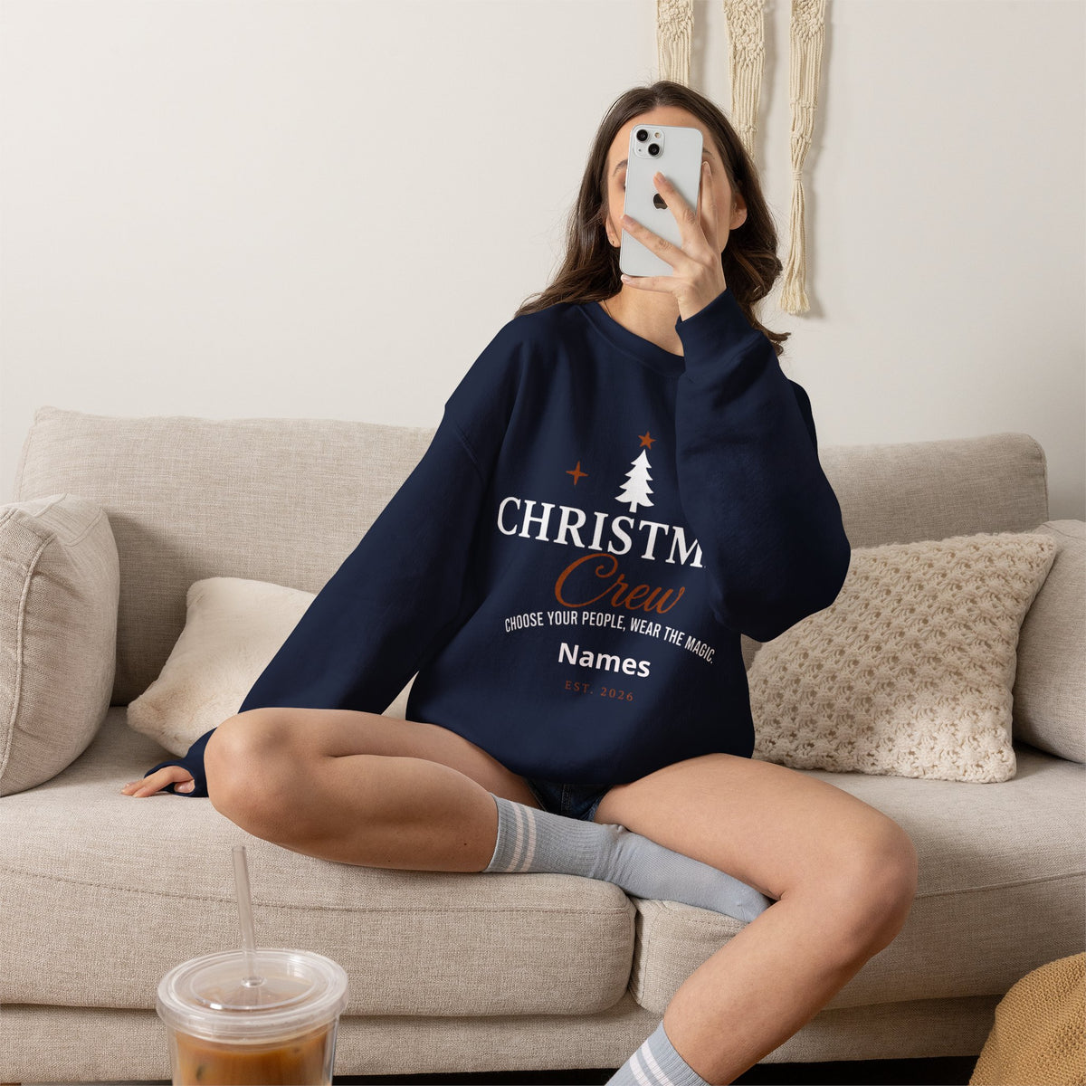 Christmas Sweatshirt | Family Christmas Sweater | Custom Crewneck