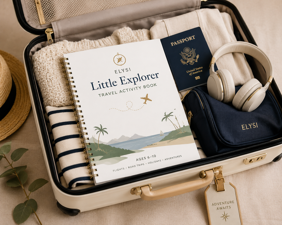 Kids Travel Activity Book | Travel Journal for Kids | Road Trip Activity Book