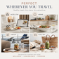 Travel Recipe Book Gift | Hotel & Airbnb Healthy Meal Guide | Vacation Wellness Cookbook | 11 Travel Recipes | Digital PDF
