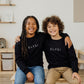 Elysí Youth Crewneck Sweatshirt -Minimal White Logo | Cozy Casual Kids Pullover