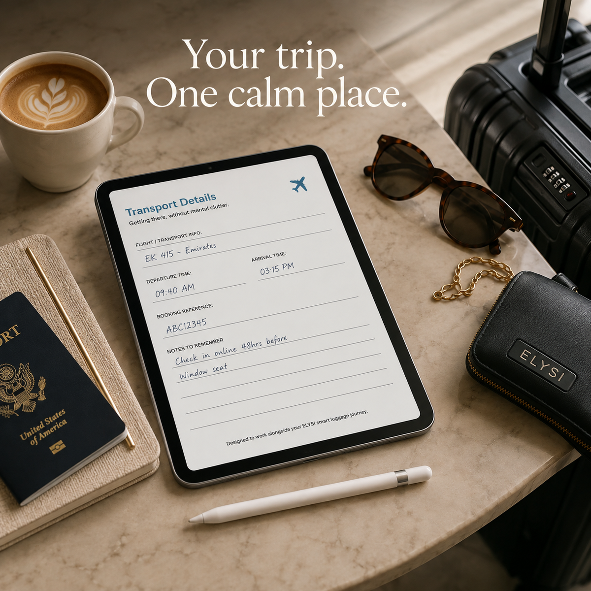 Travel Planner PDF | Printable Travel Planner | Digital Travel Planner