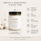 Clean Cotton Candle | Soy Scented Candle | Swiss Alpine Candle