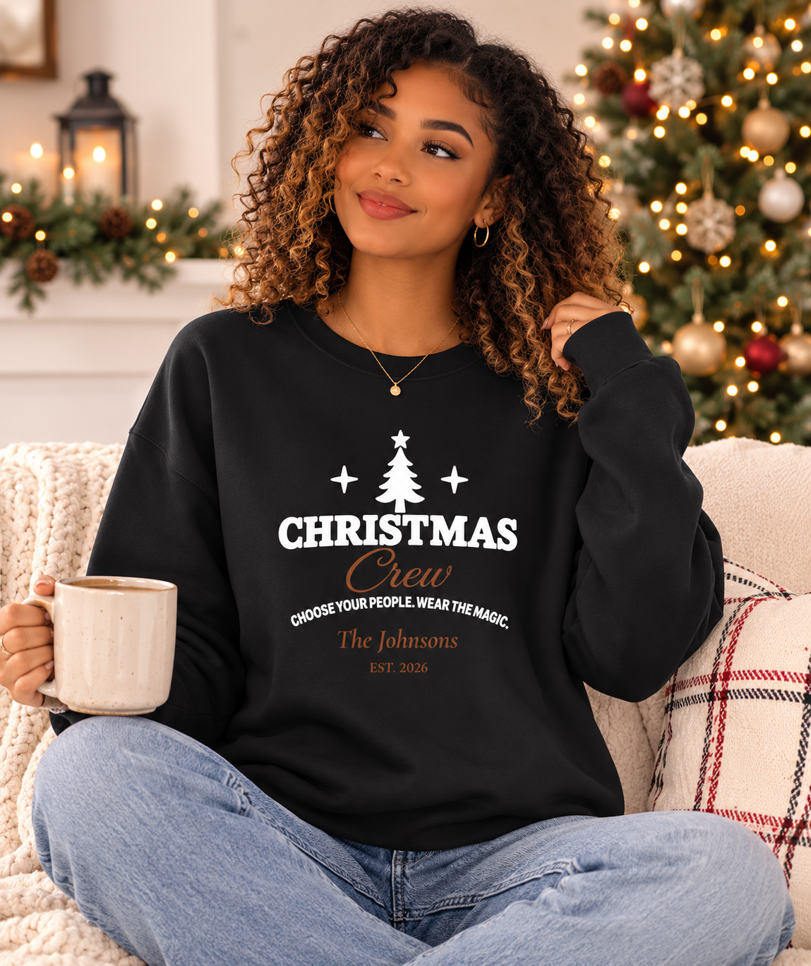 Christmas Sweatshirt | Family Christmas Sweater | Custom Crewneck