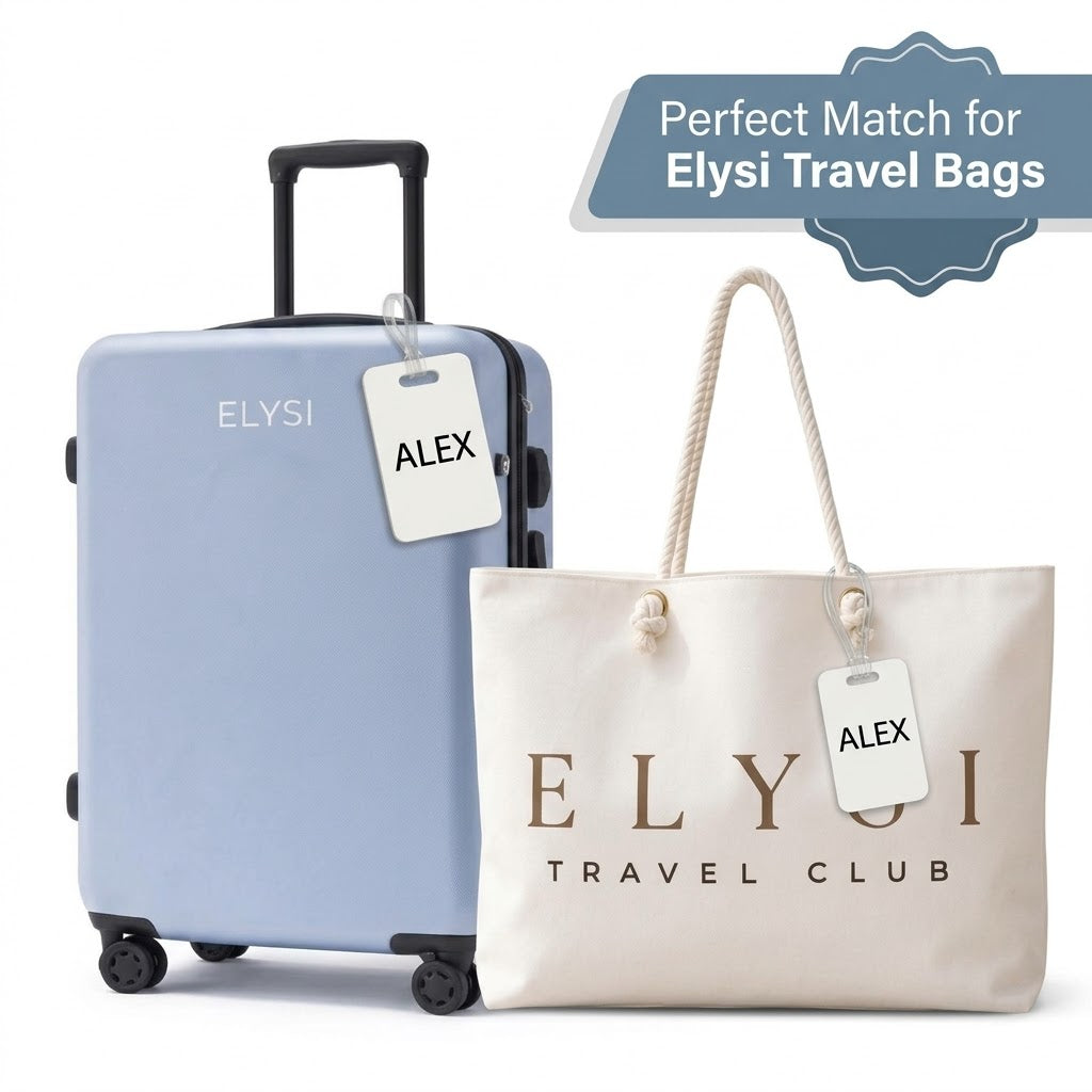 Personalized Luggage Tag – Minimalist Custom Name Bag Tag for Travel & Luggage