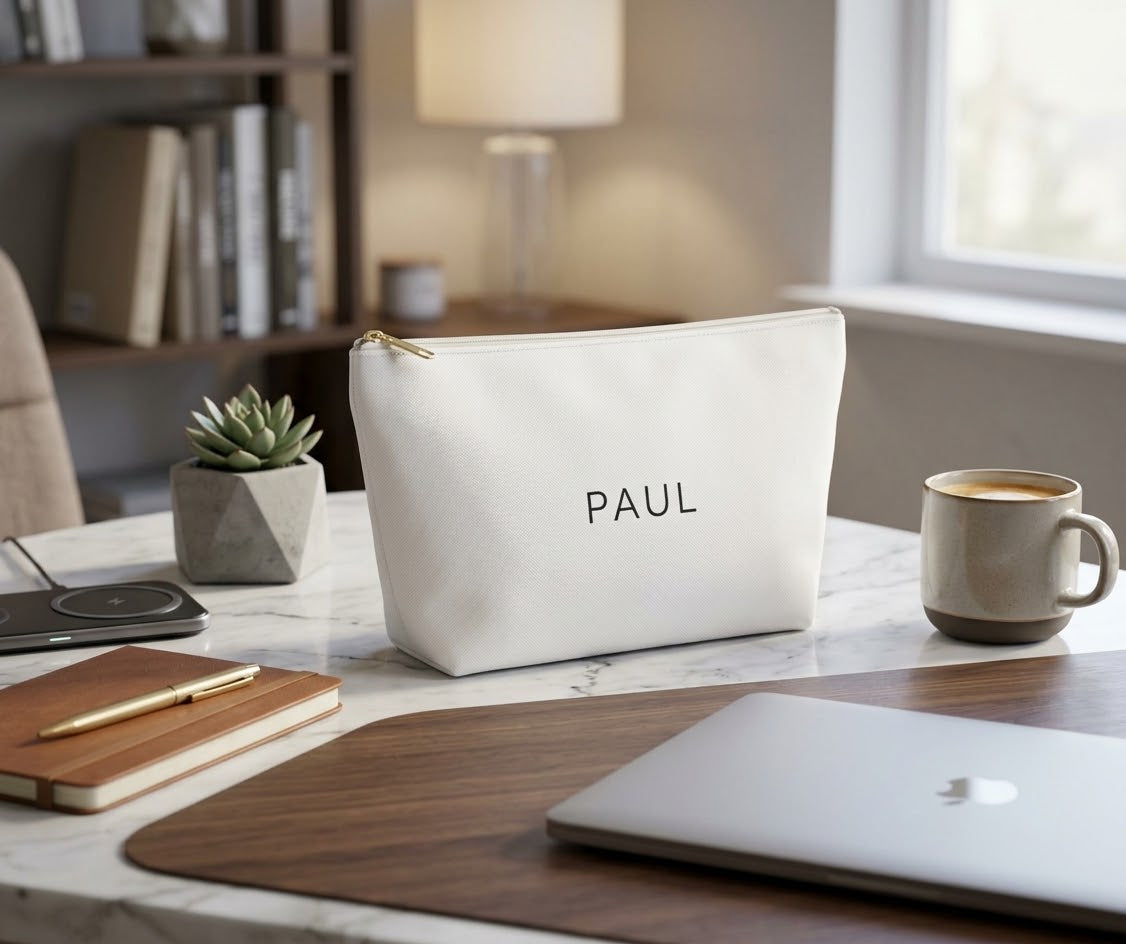 Custom T-Bottom Accessory Pouch – Personalized Bag & Travel Organizer