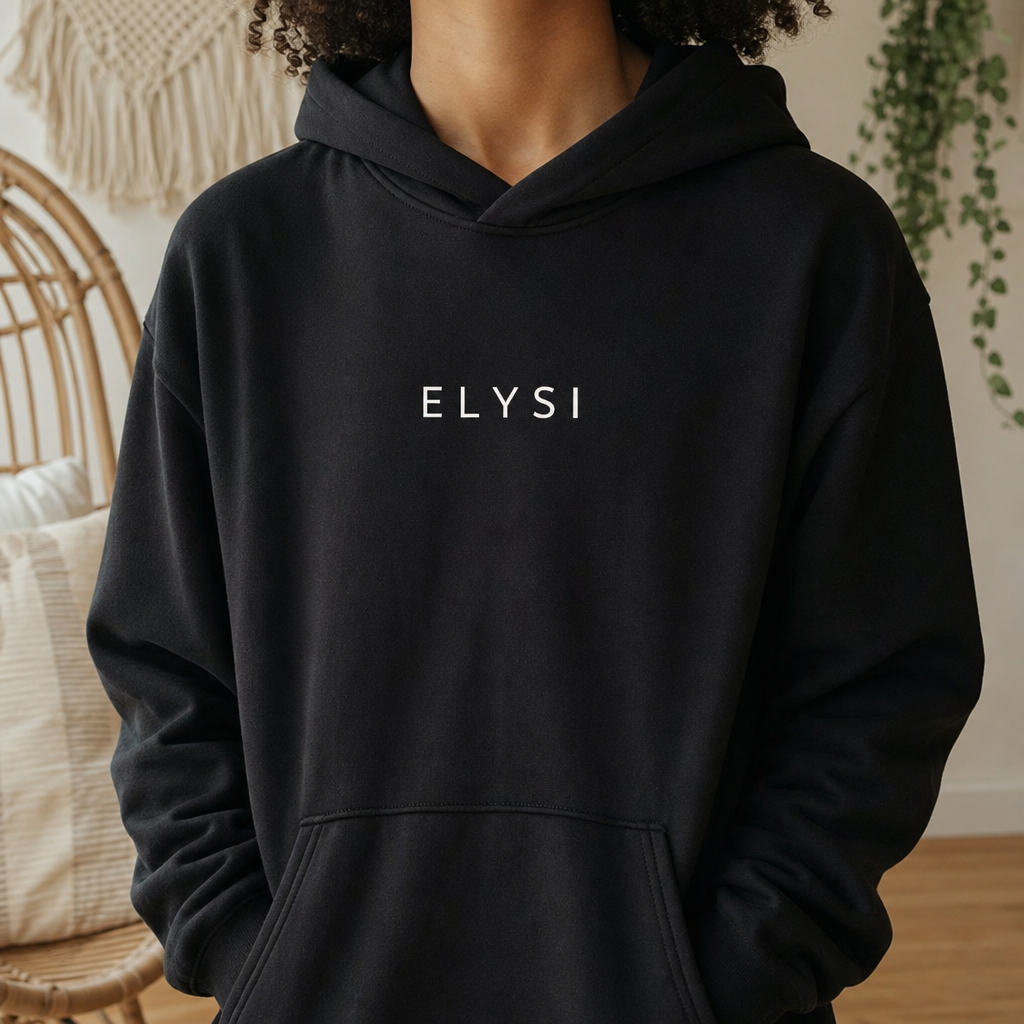 ELYSI Youth Hoodie | Minimal Kids Pullover Sweatshirt