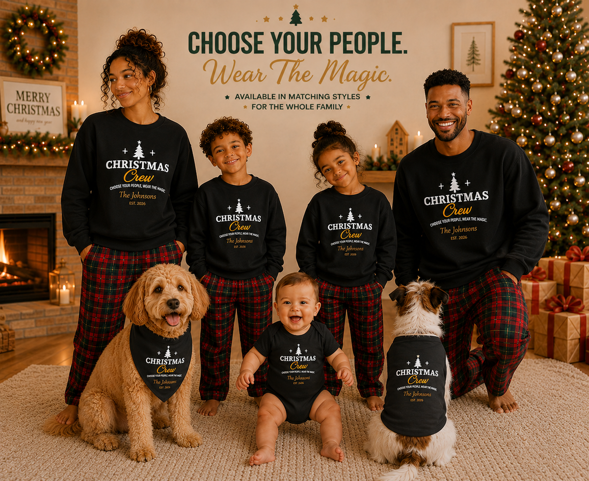 Christmas Sweatshirt | Family Christmas Sweater | Custom Crewneck