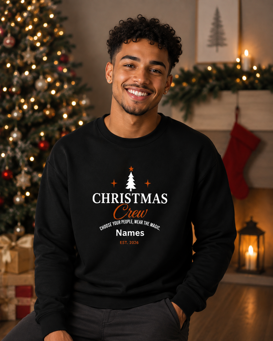 Christmas Sweatshirt | Family Christmas Sweater | Custom Crewneck