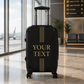 Monogrammed Carry On | Personalized Luggage | Black Carry On