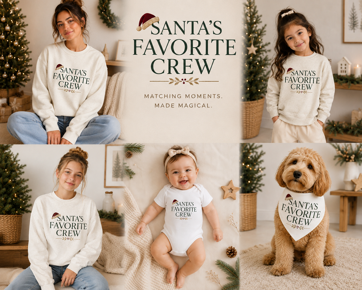 Kids Christmas Sweatshirt | Youth Christmas Sweater | Holiday Crewneck