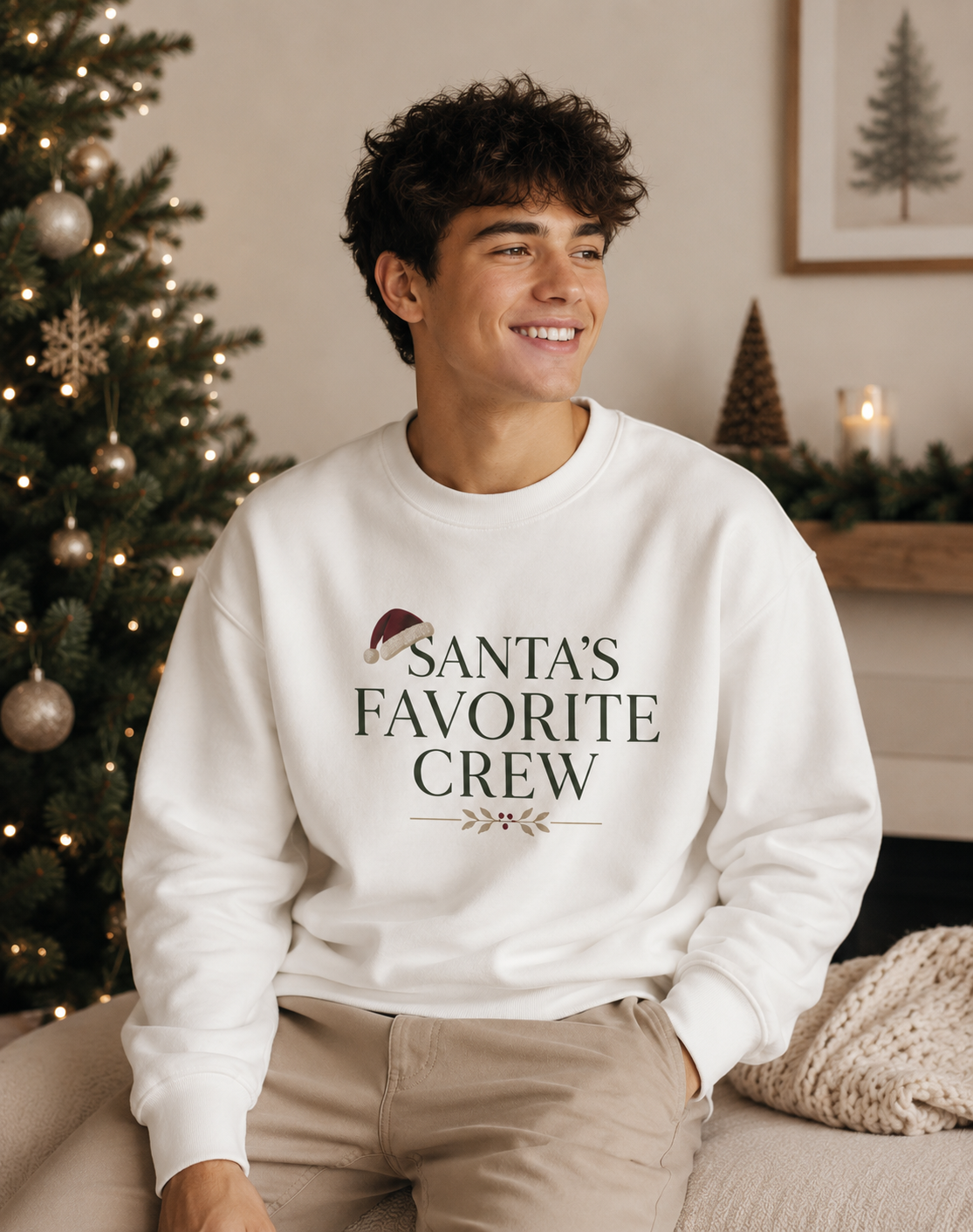 Kids Christmas Sweatshirt | Youth Christmas Sweater | Holiday Crewneck